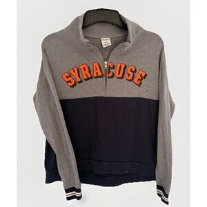 Victoria's Secret Pink Small Syracuse 1/2 Zip Pullover Sweatshirt